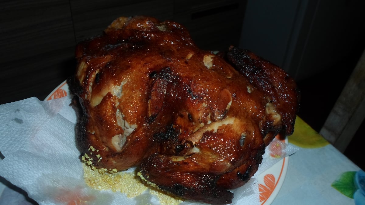 Frango de panela de pressão