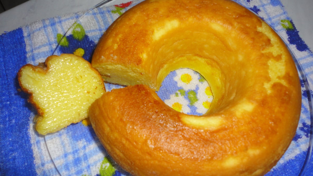 Bolo sem farinha de trigo