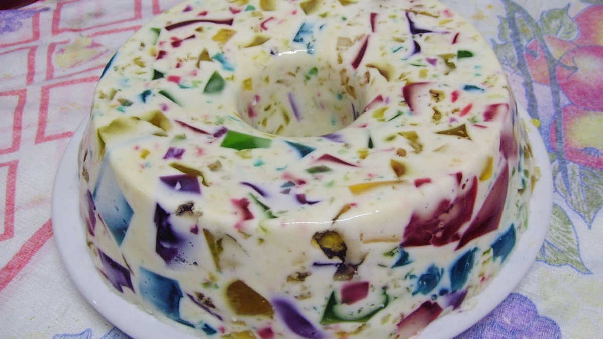 Mosaico de gelatina