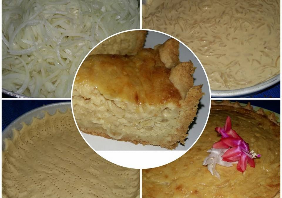 Torta de cebola de família