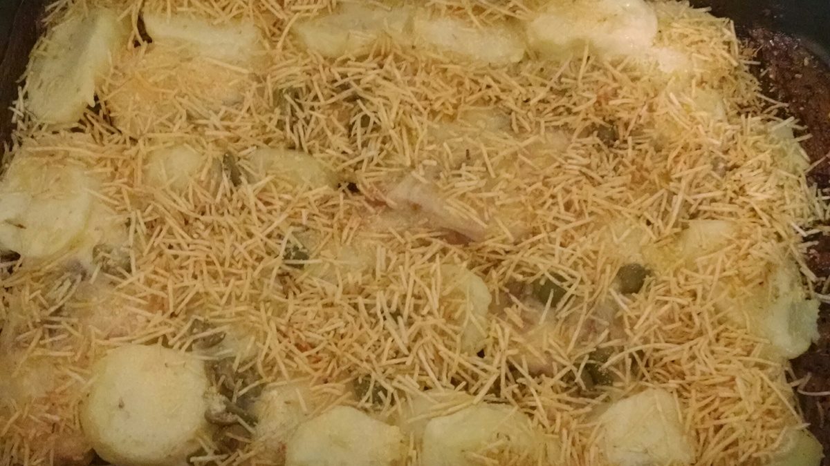 Filé de frango ao creme de cebola