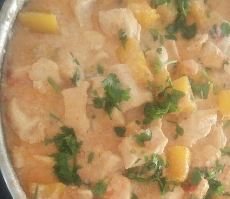 Frango com manga