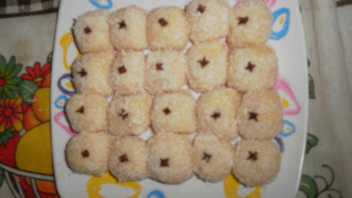 Brigadeiro branco de coco
