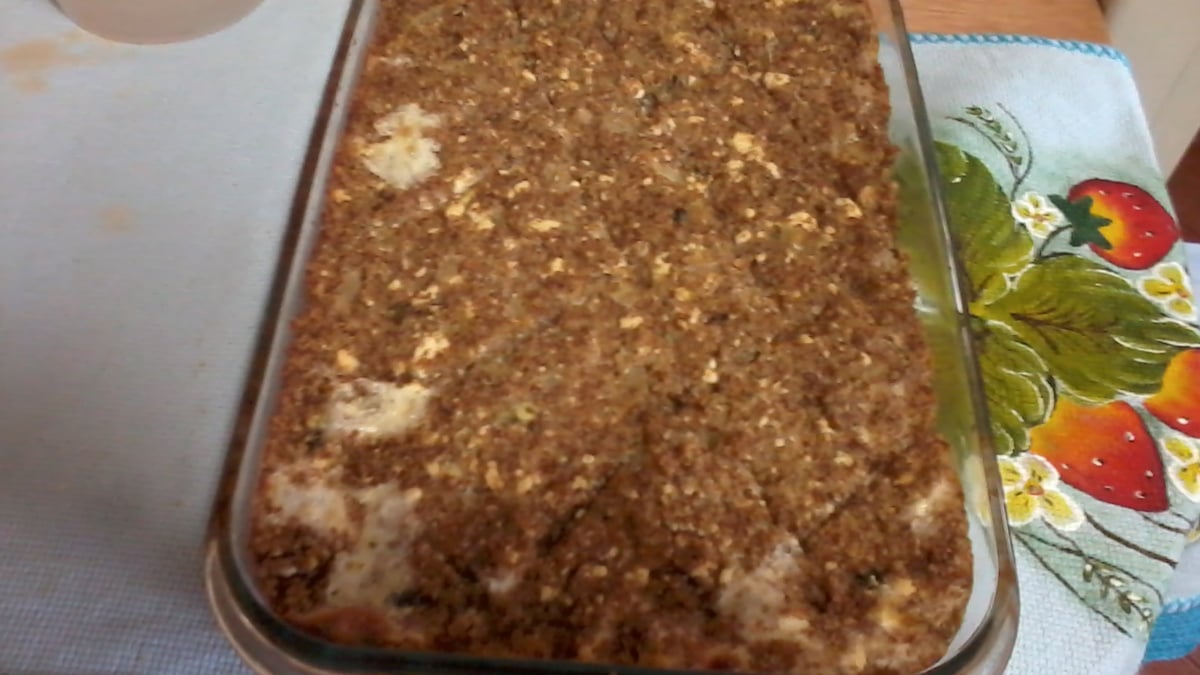 Quibe de forno sem carne