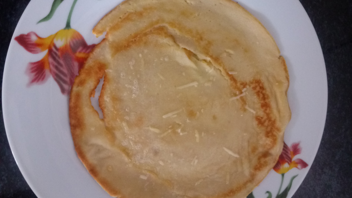 Panqueca para comer sem recheio