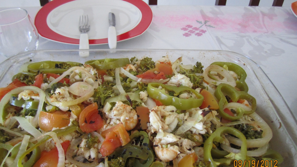 Lagosta ao forno