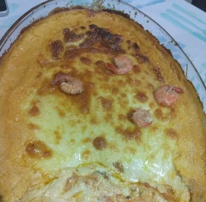 Fricassê de camarão da Jamila
