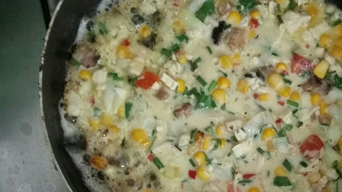 Omelete mineiro da Tati