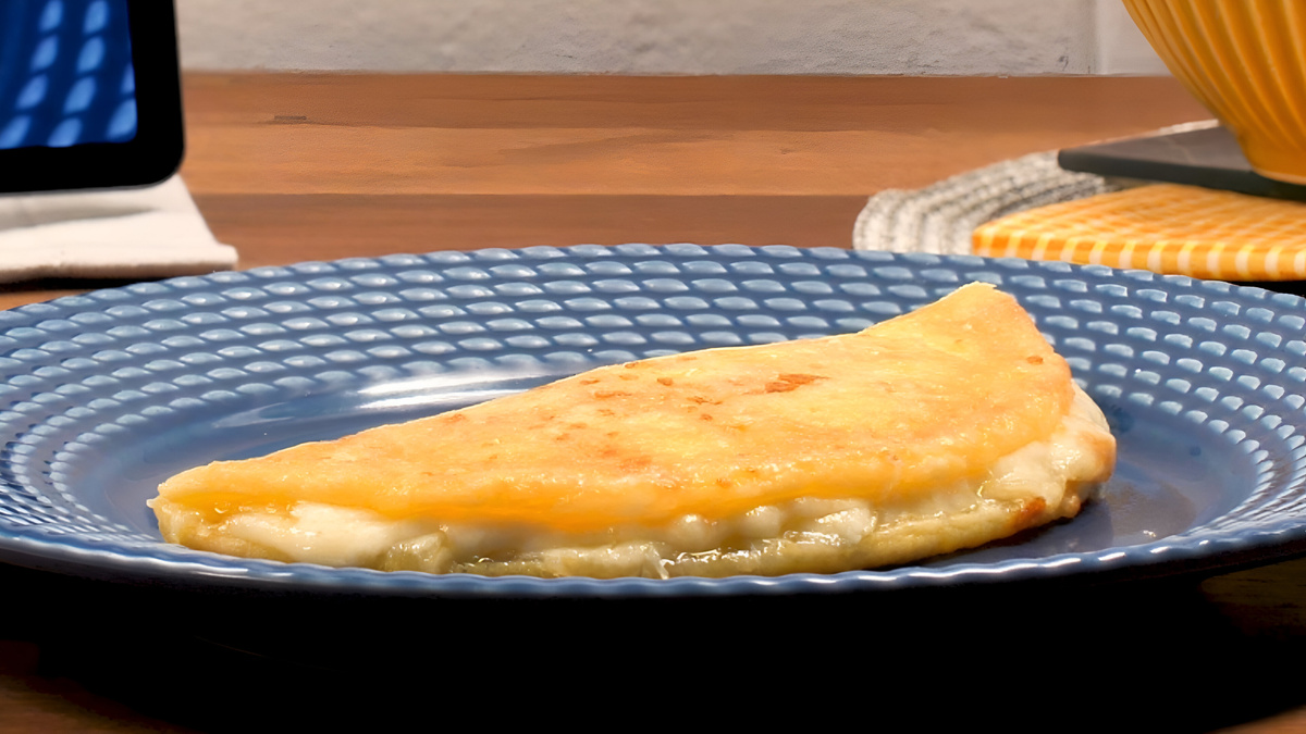 Pão de queijo de frigideira de tapioca