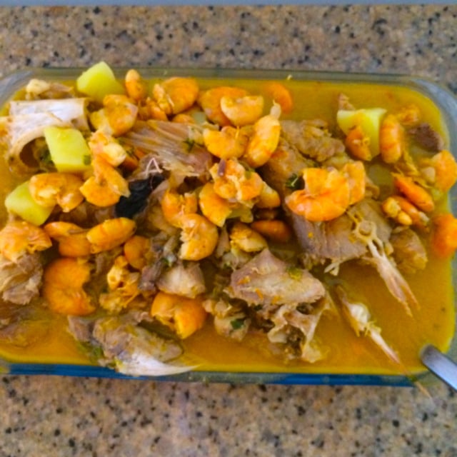 Peixe no leite de coco
