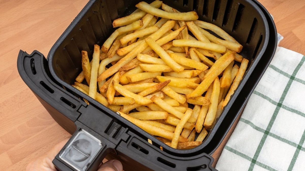 Batata frita na airfryer
