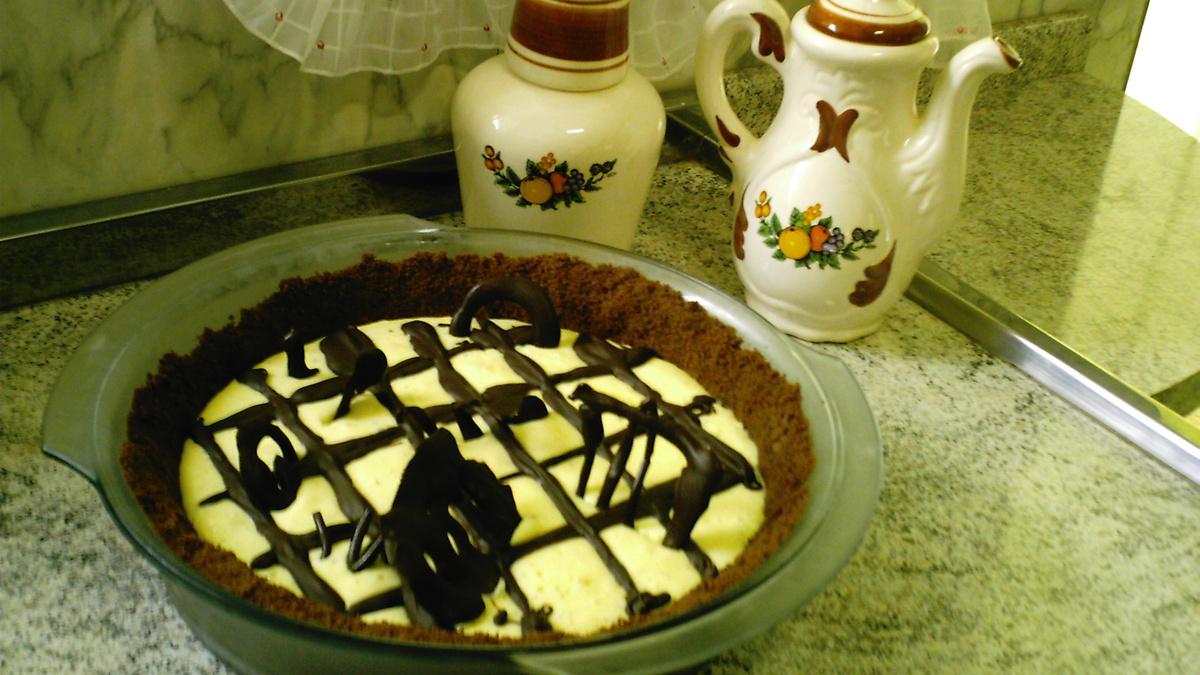 Torta gelada de maracujá