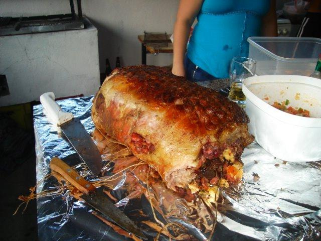 Costela desossada recheada