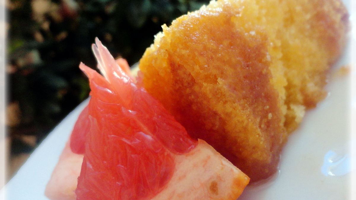 Bolo de grapefruit
