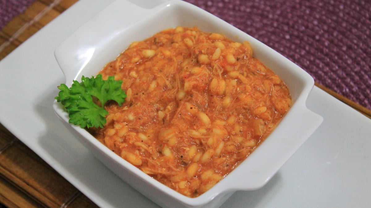 Risoto de frango