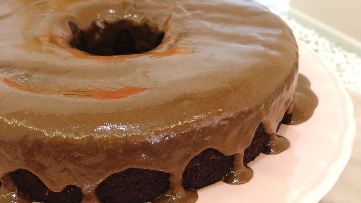 Bolo de chocolate vegano e saudável