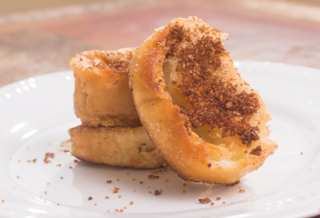 Rabanada Natalina de Pão Francês