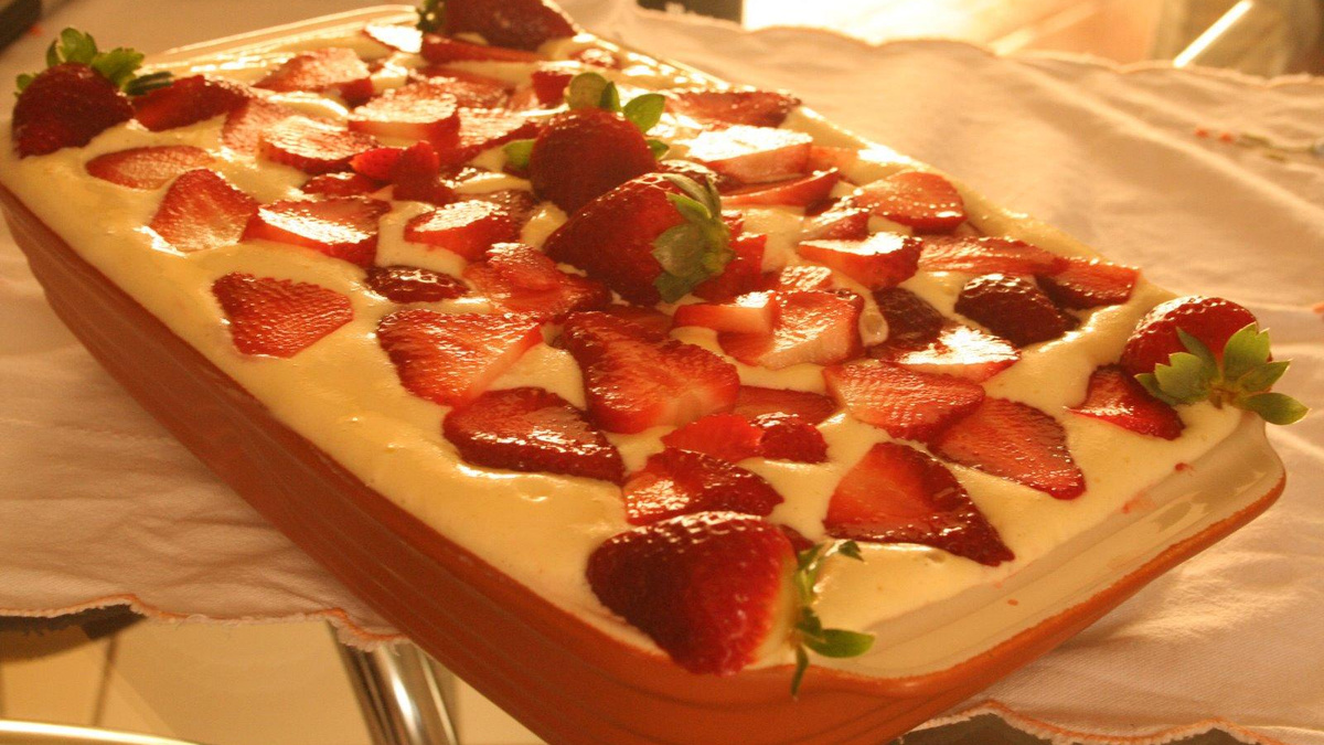 Tiramisú de Morangos