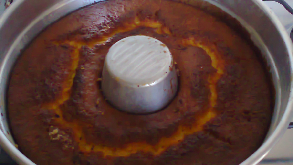 Bolo de fubá e milho