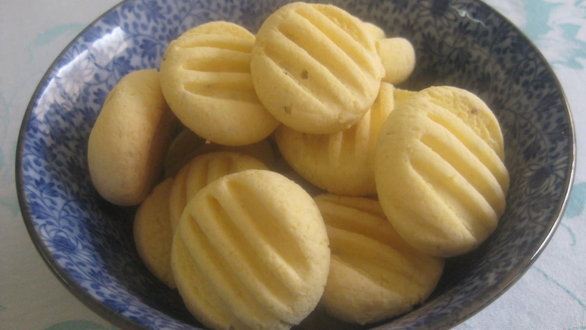 Biscoito de fubá sem glutén