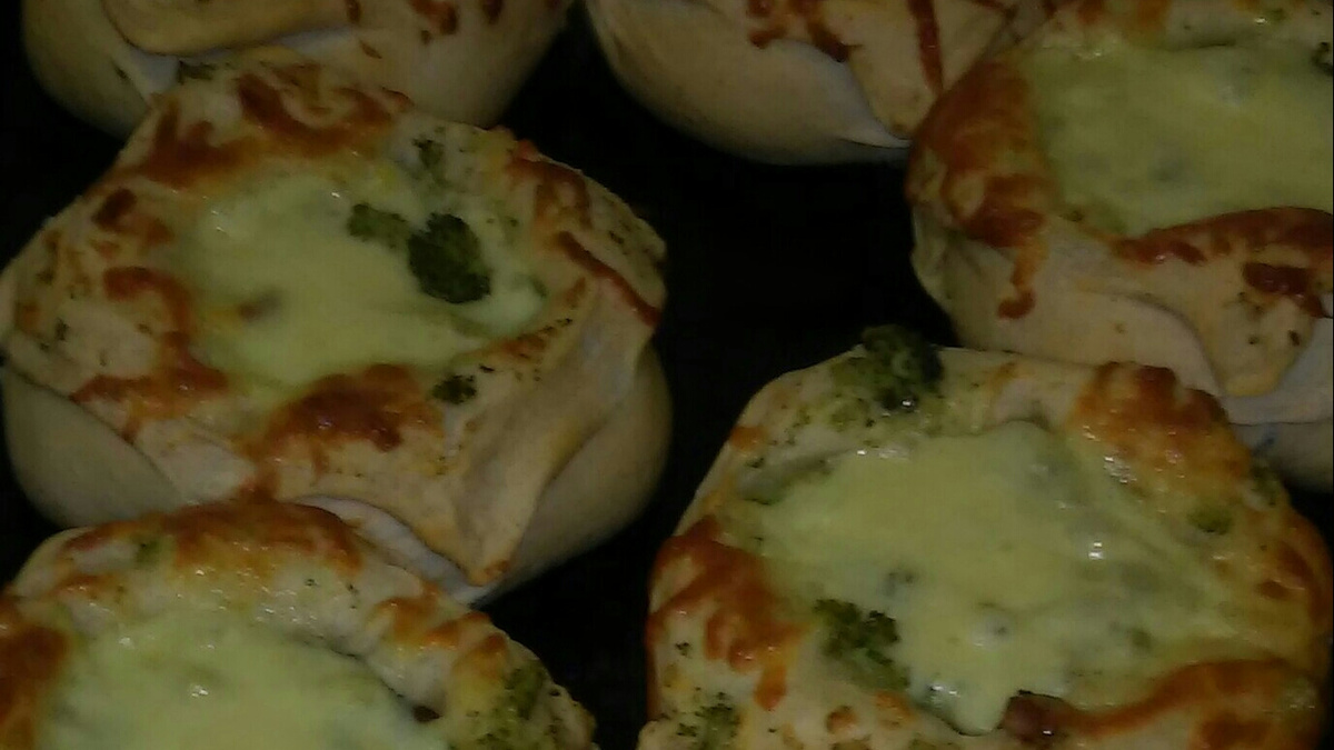 Panhoca com queijo gorgonzola