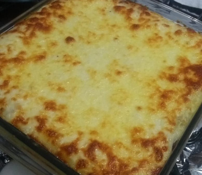 Purê de batata gratinado