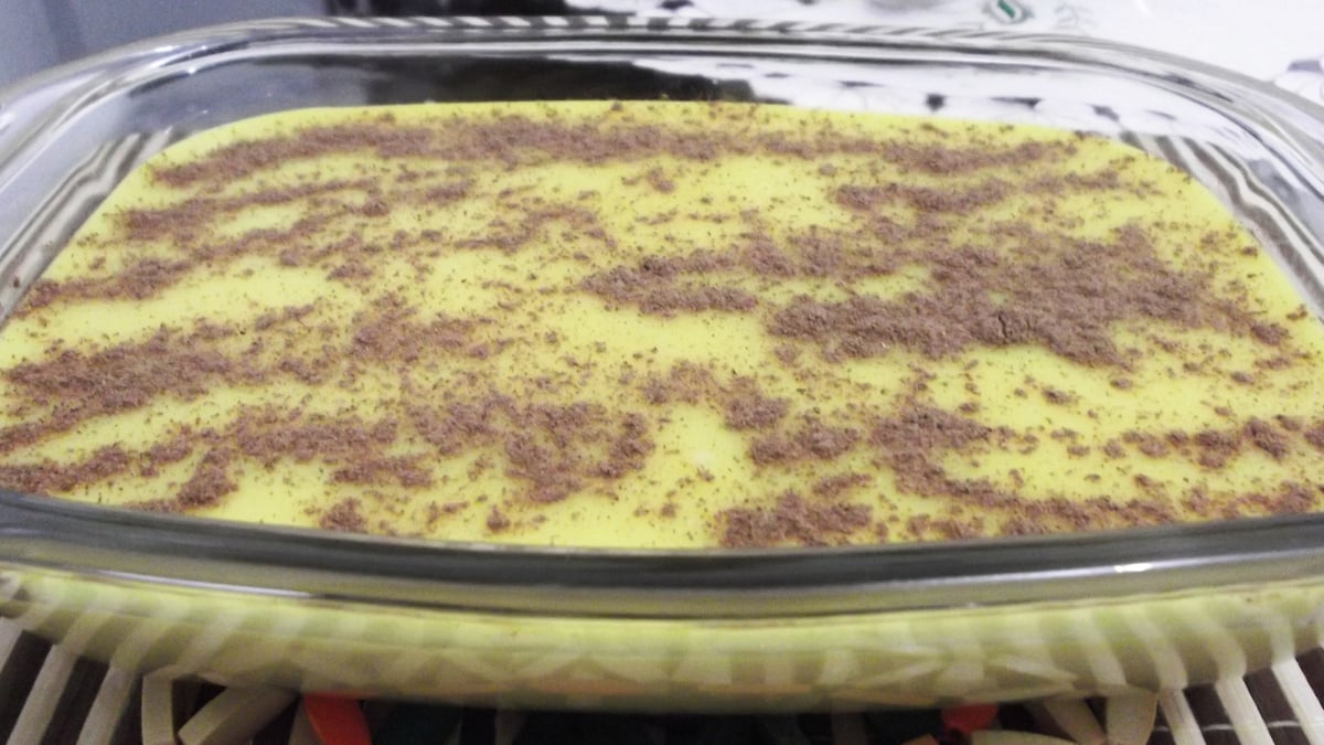 Canjica de milho verde com leite do coco