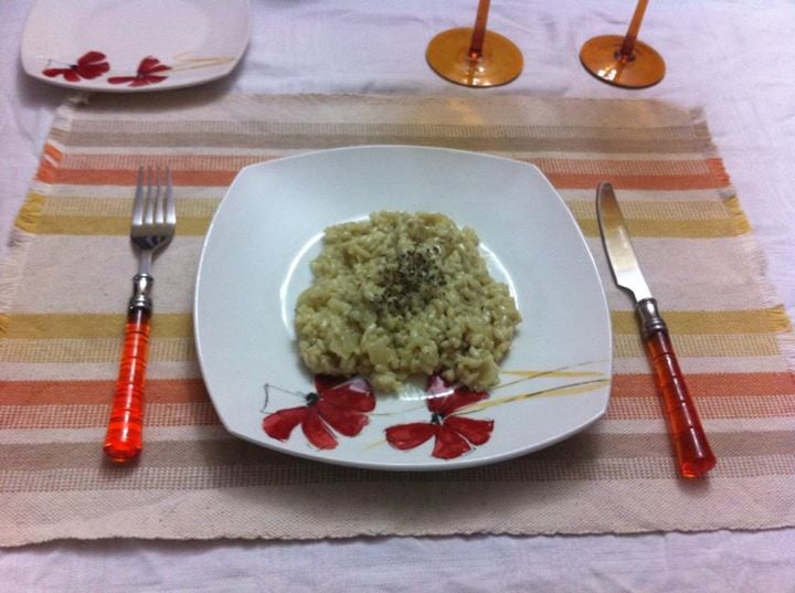Risoto de gorgonzola