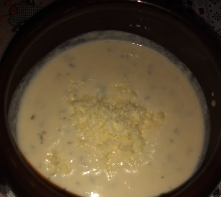 Sopa de palmito low carb