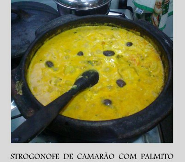 Estrogonofe de camarão