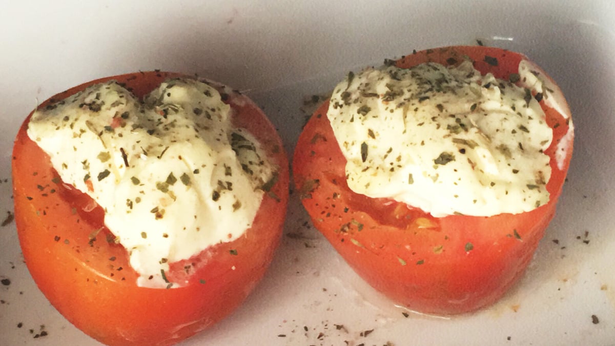 Tomate assado rápido da Wannessa