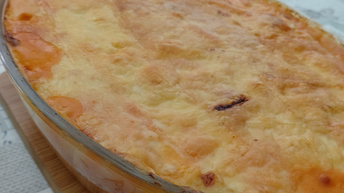 Escondidinho sofisticado de Frango