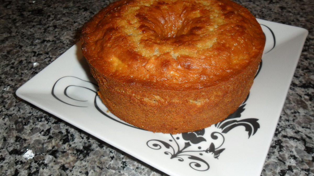 Bolo de maçã e mel