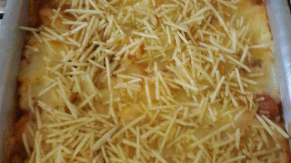 Escondidinho de salsicha