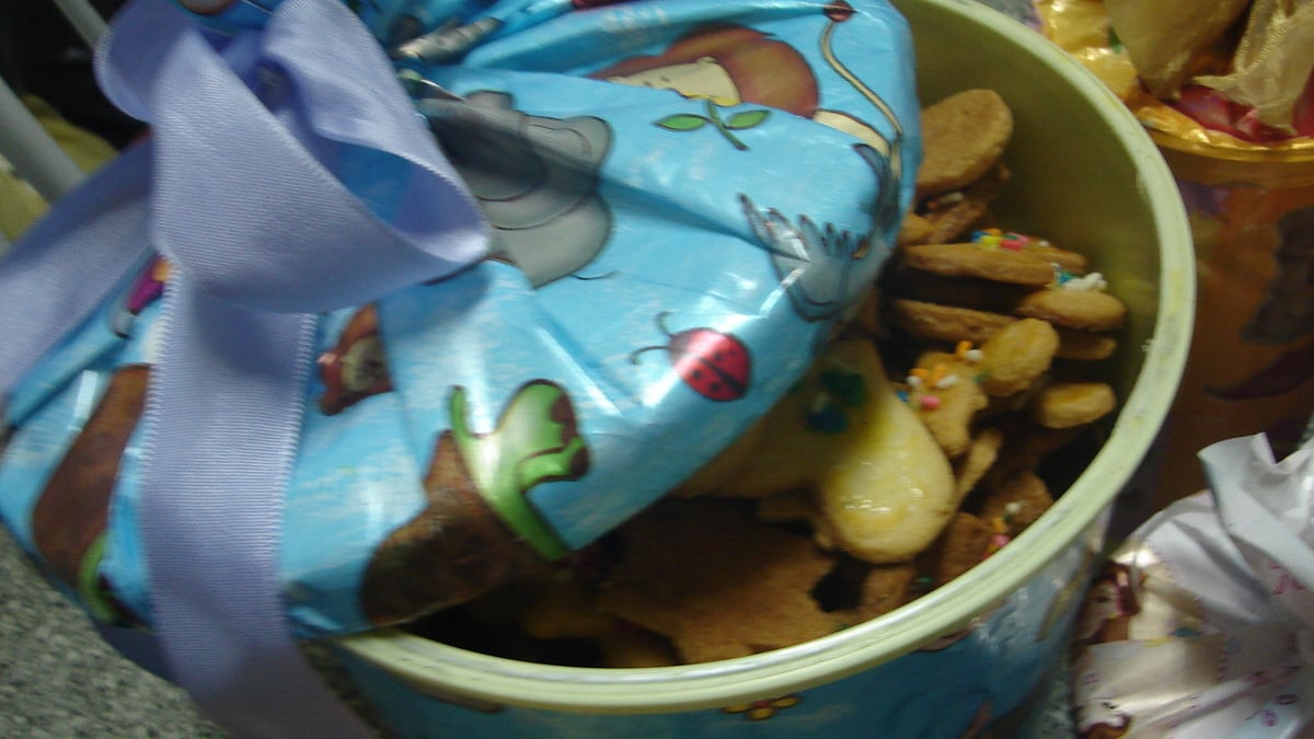 Biscoitos divertidos amanteigados