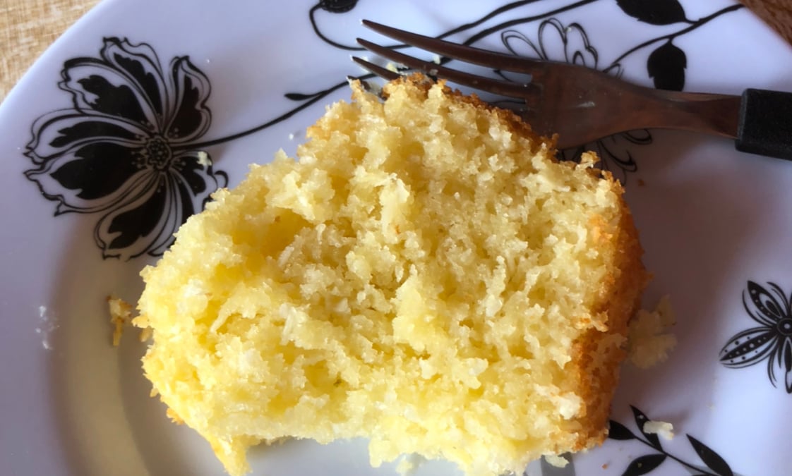 Bolo de mandioca fofo