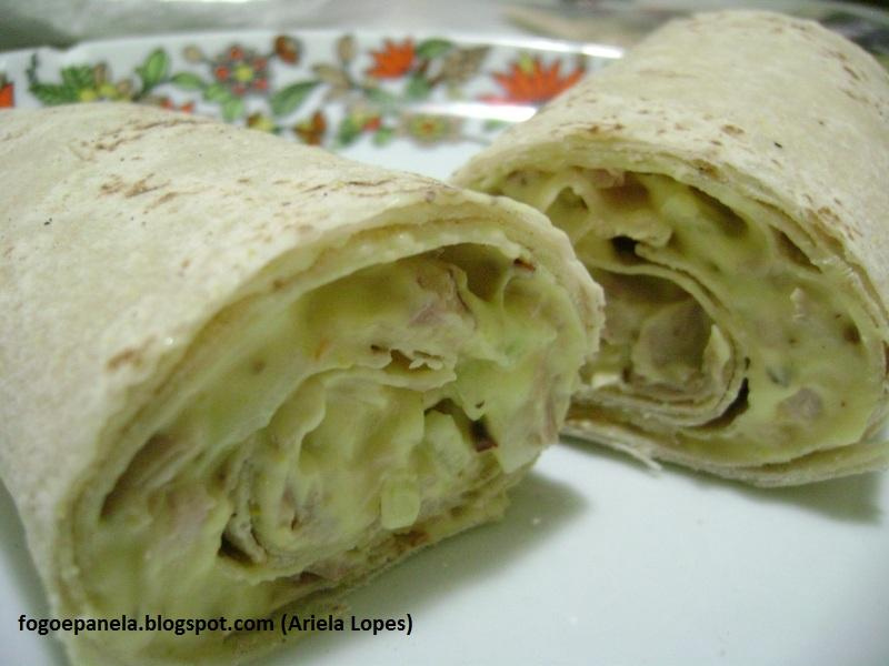 Chicken wrap super rápido