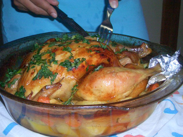 Frango recheado delícia