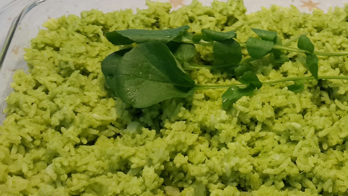 Arroz de alho para churrasco