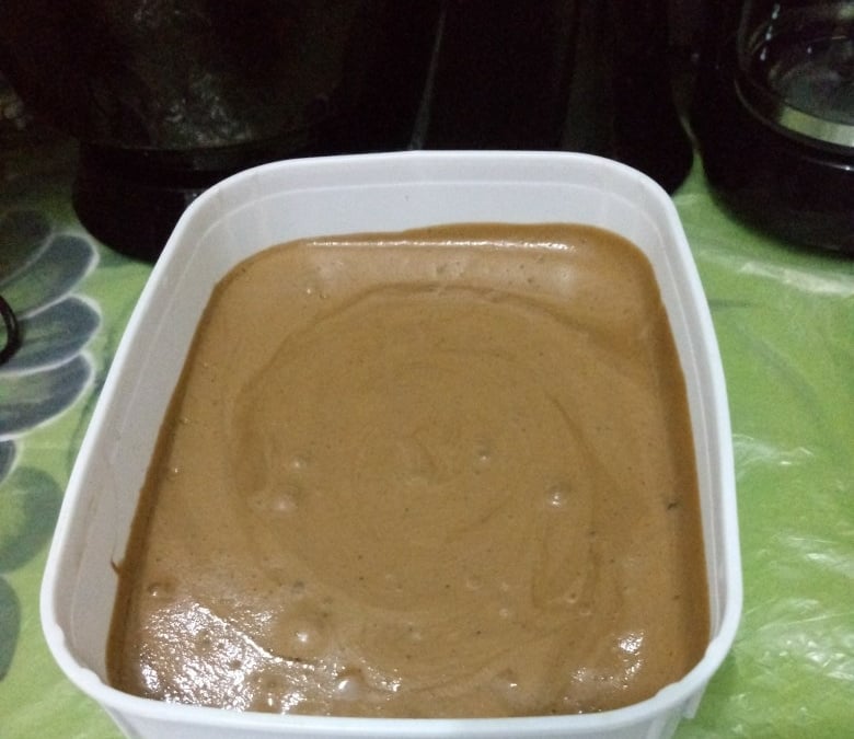 Sorvete de chocolate