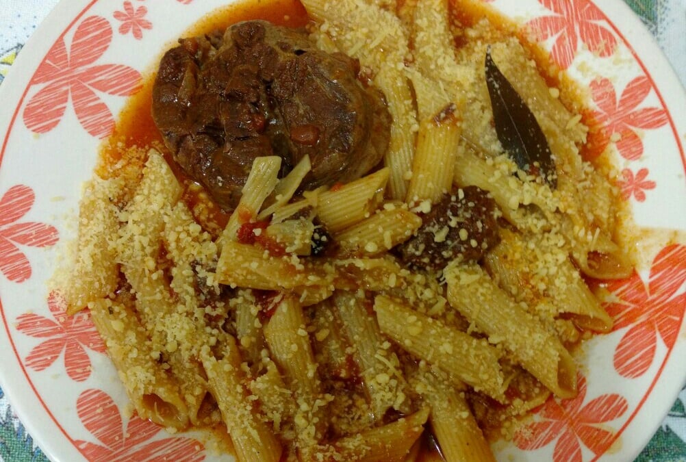 Macarrão com músculo