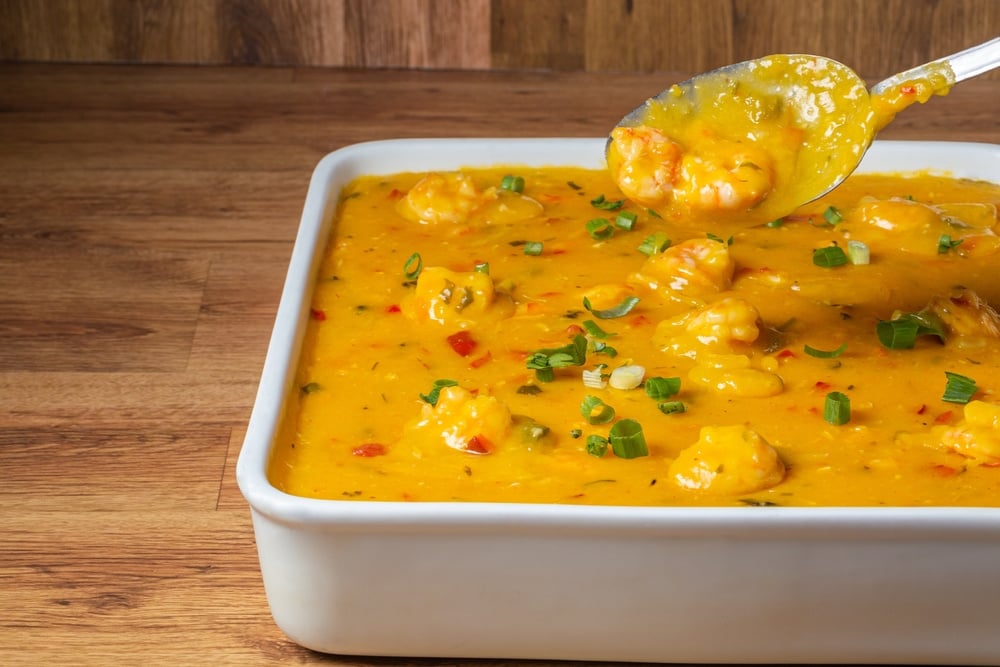 Moqueca de camarão na air fryer