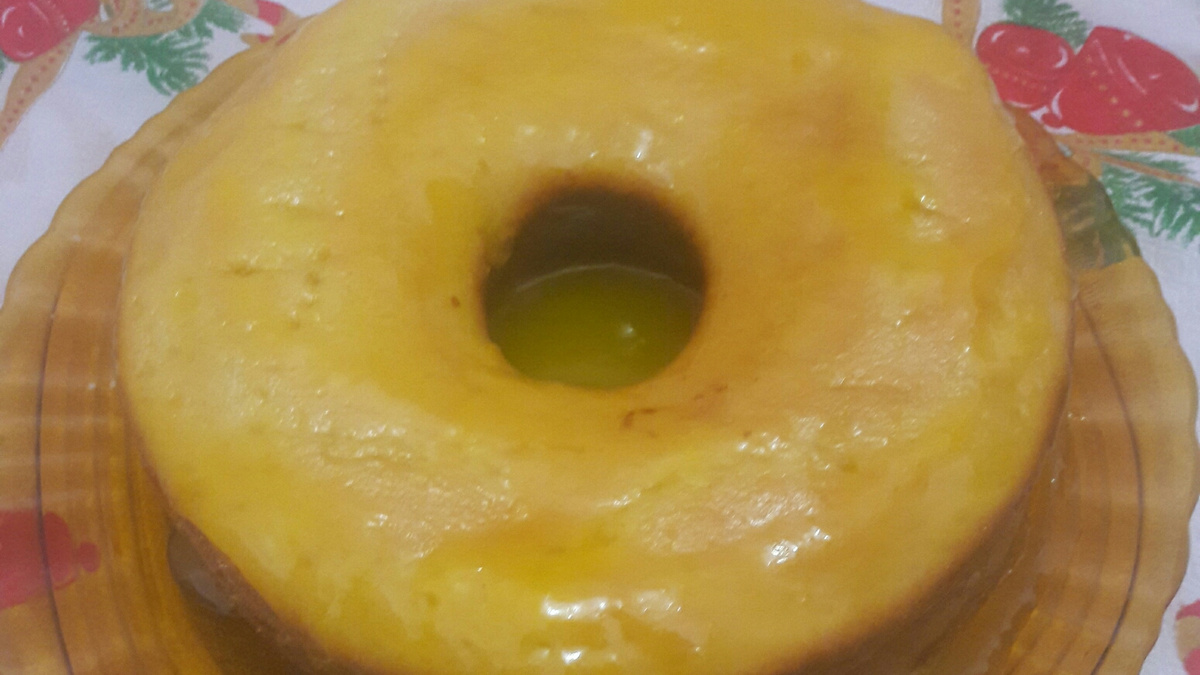 Calda para bolo de laranja