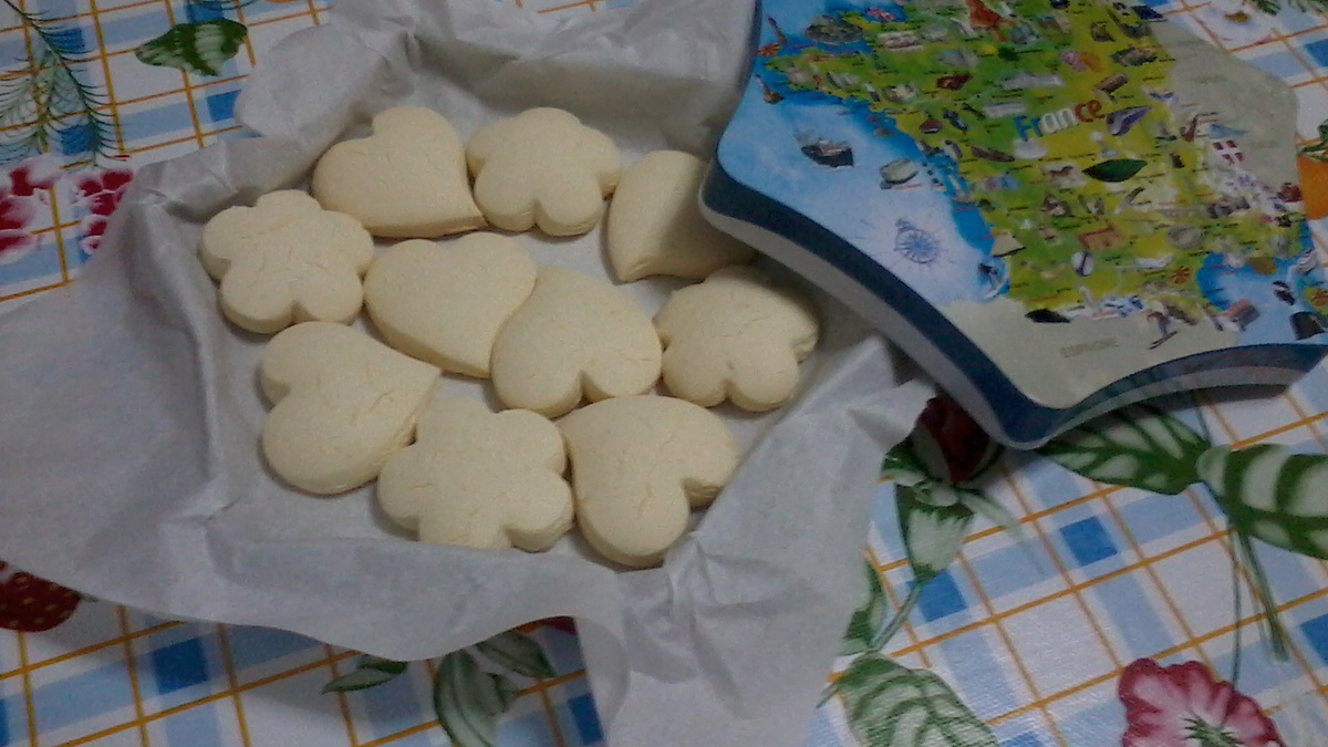 Biscoitinhos de amido de milho