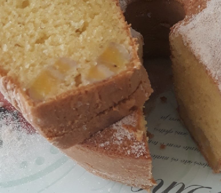 Bolo de banana simples