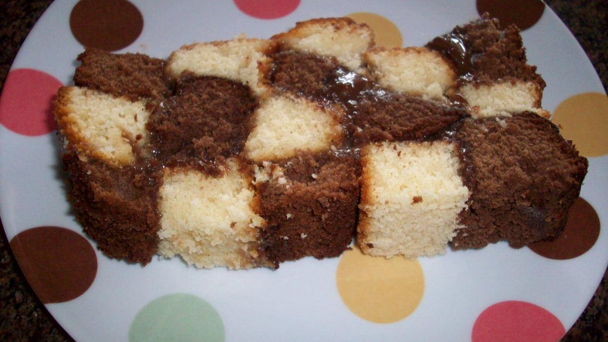 Bolos, Travessuras & Companhia: Bolo de Xadrez (xeque-mate à pastor)