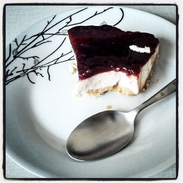 Cheesecake de amora light