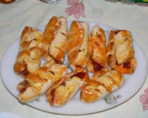 Pão com chouriço