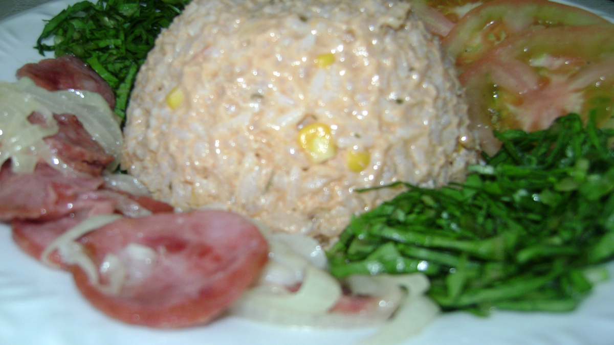 Risoto surpreendente de atum