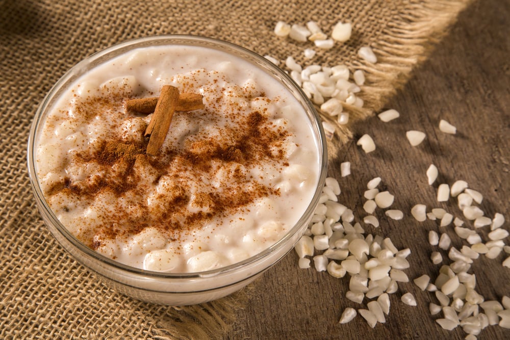 Canjica deliciosa com coco